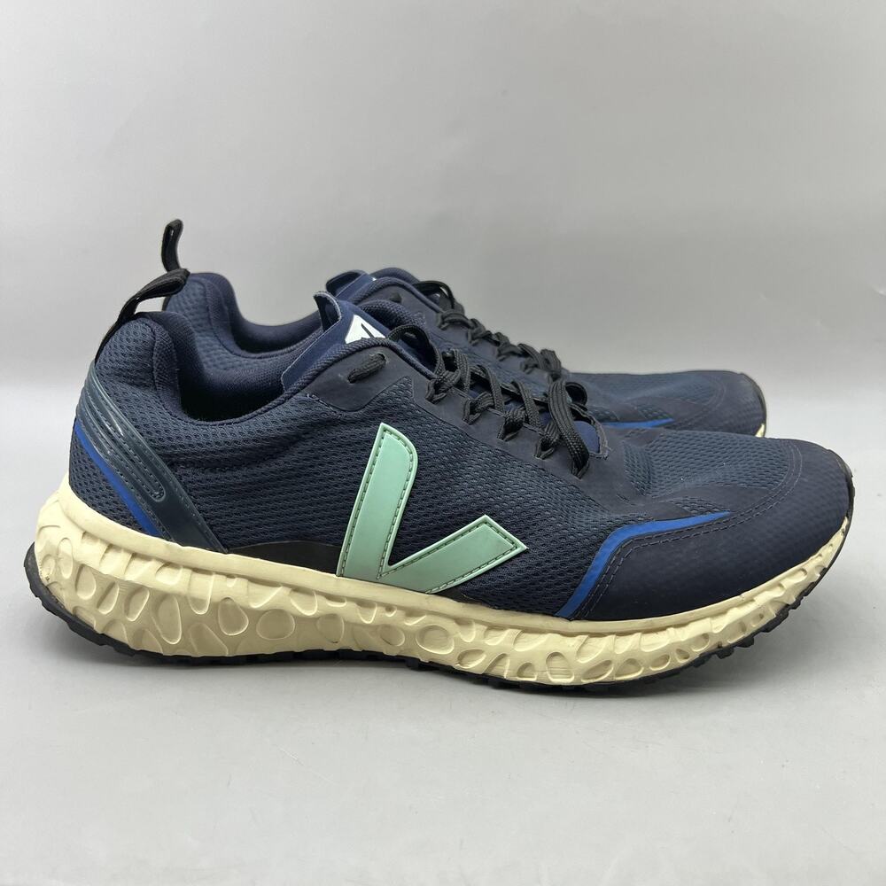 Veja Condor Running Shoes Men Size 11.5 Blue Mesh Comfort Cushion Low Sneakers